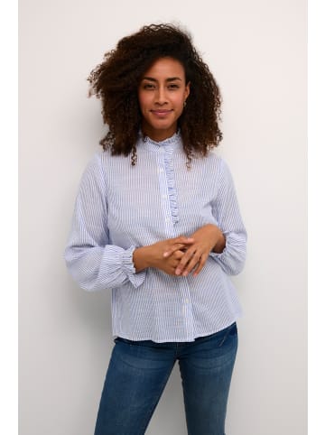 Cream Langarm - Hemd CRBisca Regular fit in Blue Stripe