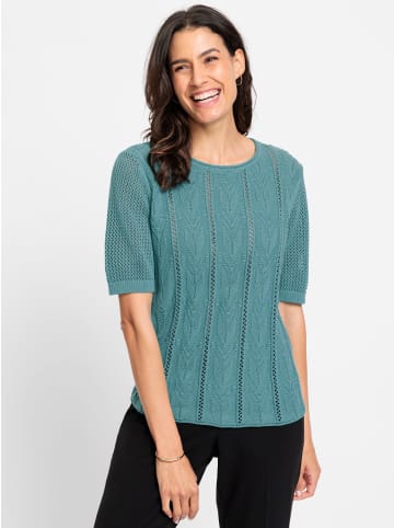 WITT WEIDEN Baumwoll-Pullover in ozean