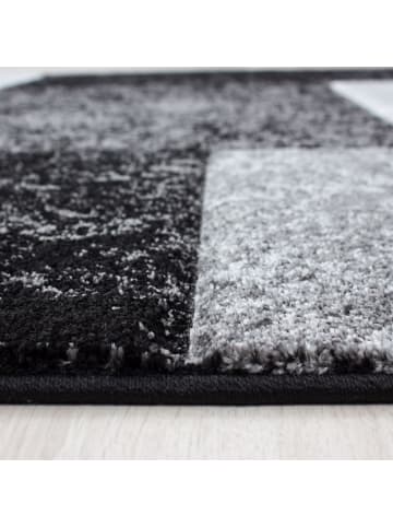 Teppich Boss Kurzflor Teppich Hara Schwarz