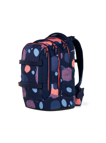 Satch Schulrucksack-Set PACK "Coral Reef" 3-teilig in Blau/Rosa