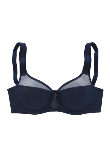 LASCANA Minimizer-BH mit transparenten Netzeinsätzen in Darkblue