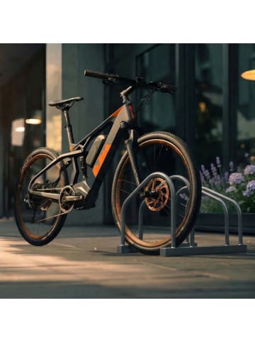 relaxdays Fahrradständer in Anthrazit - 2 Räder