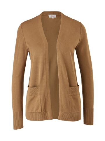 s.Oliver Strickjacke in 8577_karamell