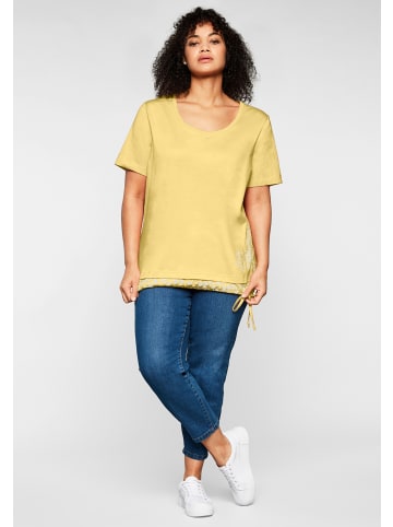 sheego T-Shirt in limone