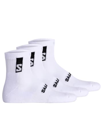 SALOMON Socken 3er Pack in Weiß