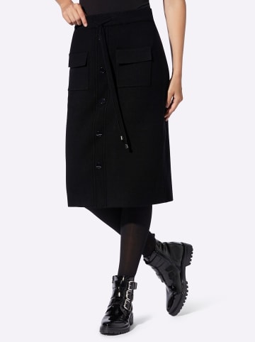 Heine Strickrock in schwarz