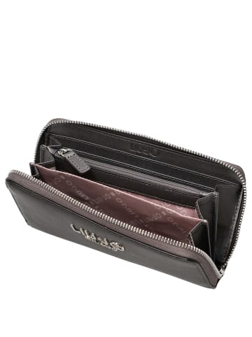 Liu Jo Caliwen XL Zip Around - Geldbörse 12cc 19 cm (anthrazit met.) in anthrazit met.