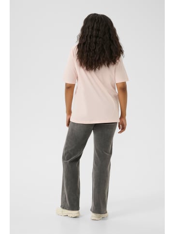 KAFFE curve T-Shirt kurzarm KCtasha Loose fit in Lotus