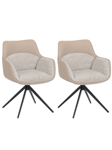 MCW 2er-Set Esszimmerstuhl R23, Beige