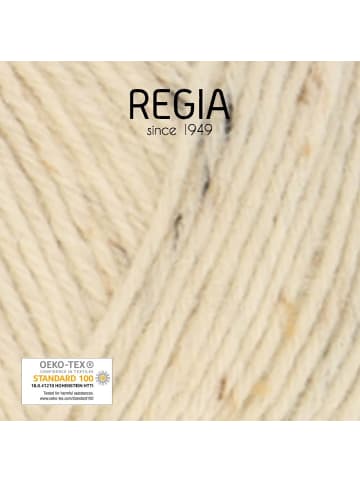 Regia Handstrickgarne 6-fädig Uni, 150g in Natur Tweed