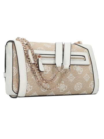 Guess Loralee Schultertasche 27 cm in white logo