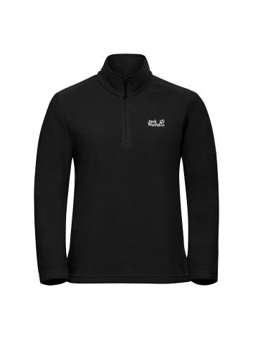 Fleecepullover Taunus 100 Half-Zip in Schwarz