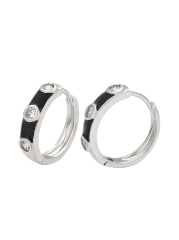 faina Women Huggie Earrings in Silver