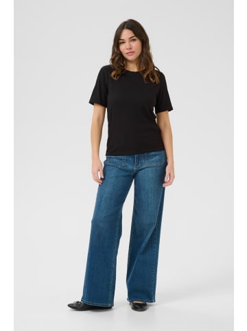 Kaffe T-shirt KAsamantha Regular fit in Black Deep CC
