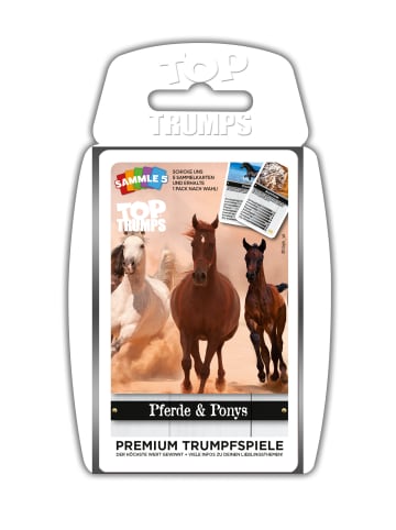 Winning Moves Top Trumps Pferde & Ponys Quartettspiel in bunt