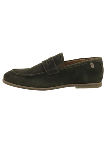 Floris van Bommel Herrenslipper elegant sportlicher Boden Floris Casual Green Suede in  Grün