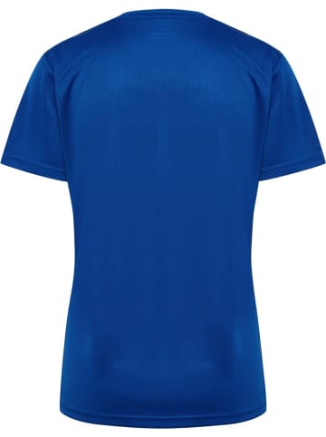 Hummel Sportshirt "Hmlauthentic Pl Jersey S/S Woman" in Blau