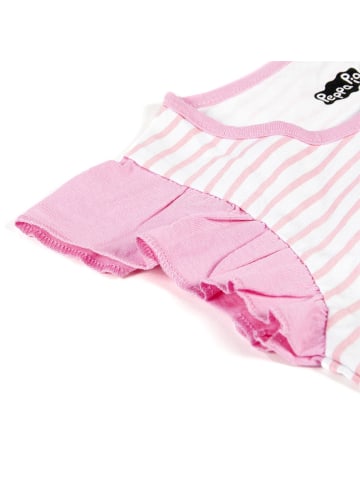 Cerda 2tlg. Outfit T-Shirt & Shorts Peppa Pig in Rosa-Grau