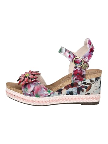 LAURA VITA Sandalen in Weiß/Lila