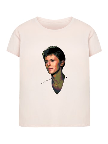 F4NT4STIC Box Tee TV Times Pop Star David Bowie 1977 in pink
