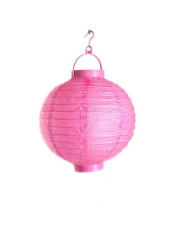 MARELIDA LED Lampion Batteriebetrieb D. 20cm in pink