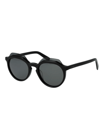 Sting Unisex Sonnenbrille Rund Schwarz