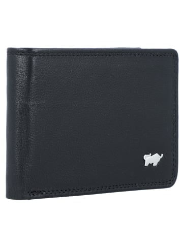 Braun Büffel Golf Edition Geldbörse Leder 10 cm in schwarz