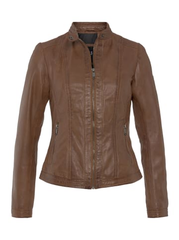 H.I.S. Lederjacke in cognac