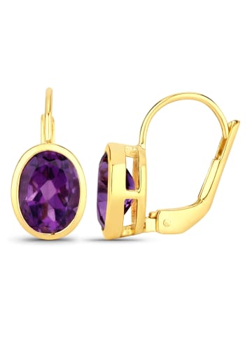 Rafaela Donata Ohrringe Sterling Silber Amethyst in gelbgold