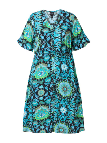 Ulla Popken Midikleid in tiefes aqua