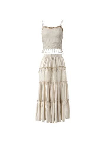 gaya Women Two-Piece Set in Offwhite
