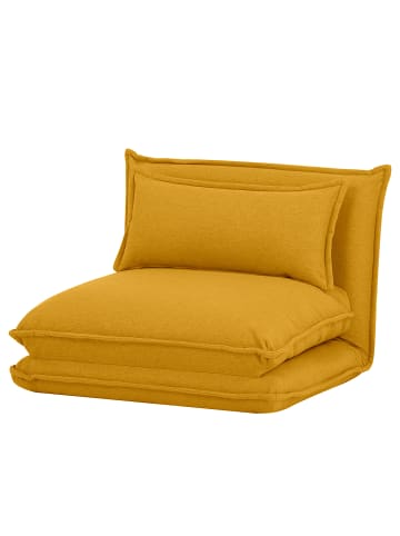 home24 Schlafsessel Clairette in Senfgelb