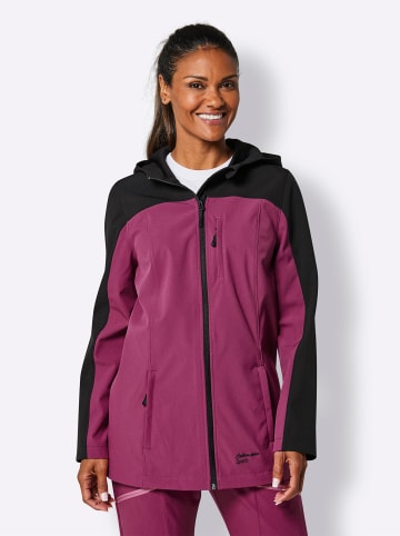 WITT WEIDEN Softshelljacke in schwarz-malve