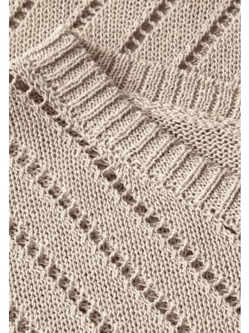 Street One Strukturpullover in Beige