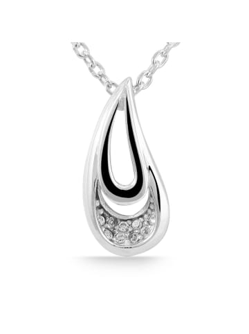 Adeliás Damen Anhänger aus 925 Silber mit Zirkonia in silber
