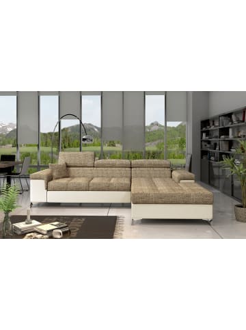 MF Design Ricky Recamiere Rechts in Beige -  (L) 205 x (B) 281 x (H) 88 cm