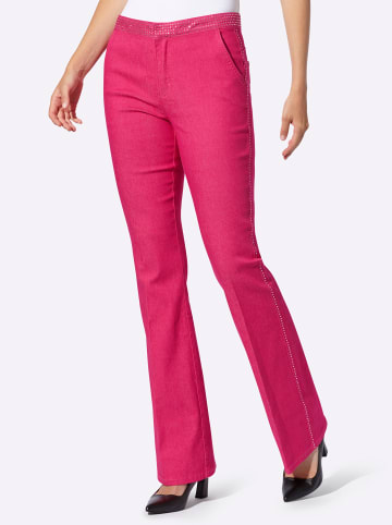 Heine Bootcut-Jeans in pink