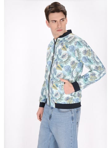 MO Men Jacket in mint multicolor