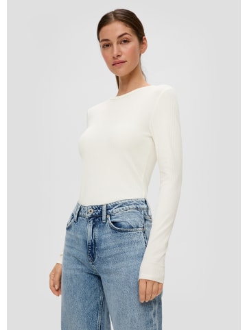 QS T-Shirt in 0200_creme