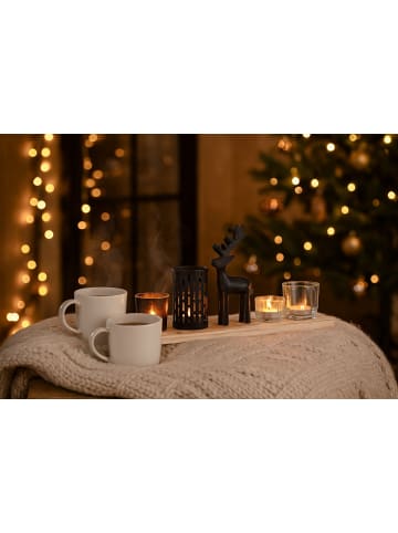 Home&Styling Collection Weihnachtliche Teelichthalter 6er Set in Mehrfarben, 10,5 x 22,5 x 37 cm