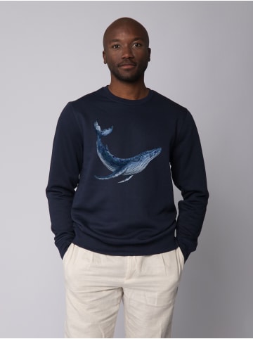 wat? Apparel Sweatshirt Wal in Dunkelblau