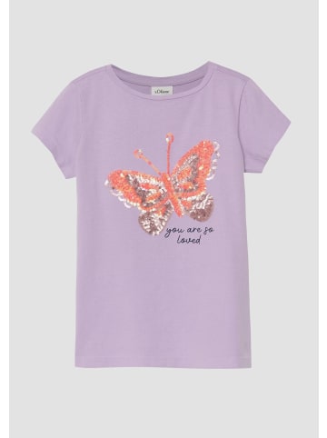 s.Oliver T-Shirt in 4615_lavendel