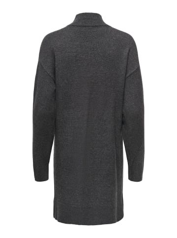 ONLY Strickkleid in Dark Grey Melange