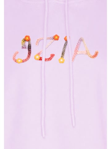 IZIA Women Hoodie in Lavender