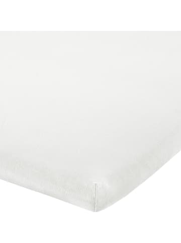 Erwin Müller Single-Jersey Bio Topper-Spannbettlaken Bayreuth in weiß