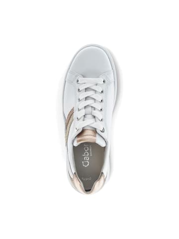 Gabor Comfort Sportliche Schnürschuhe in Weiß