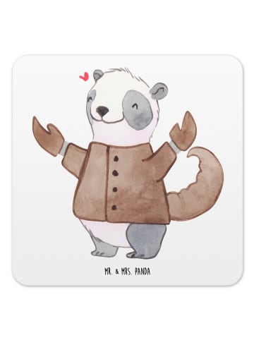 Mr. & Mrs. Panda Untersetzer Skorpion Astrologie ohne Spruch in Weiß
