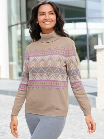 WITT WEIDEN Rollkragenpullover in beige-ecru