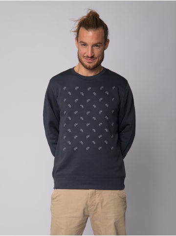 wat? Apparel Sweatshirt Fahrräder in India Ink Grey
