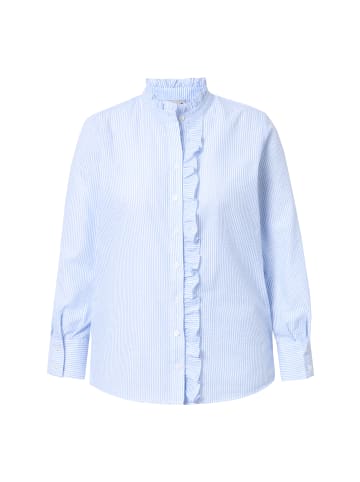Ulla Popken Trachtenbluse in himmelblau